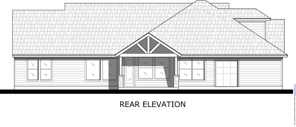 STOCK PLAN TX-2643-REAR ELEVATION@0.5x