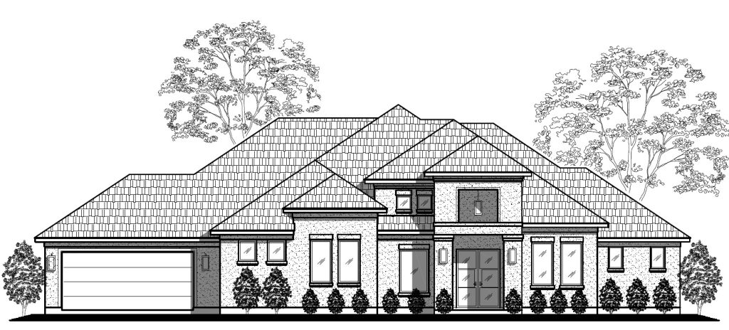 STOCK PLAN TX-2841-RENDERING-BW